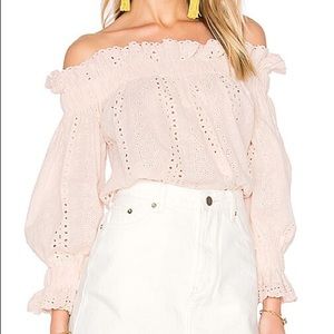 x REVOLVE Off the Shoulder Top in Blush
Endless Rose